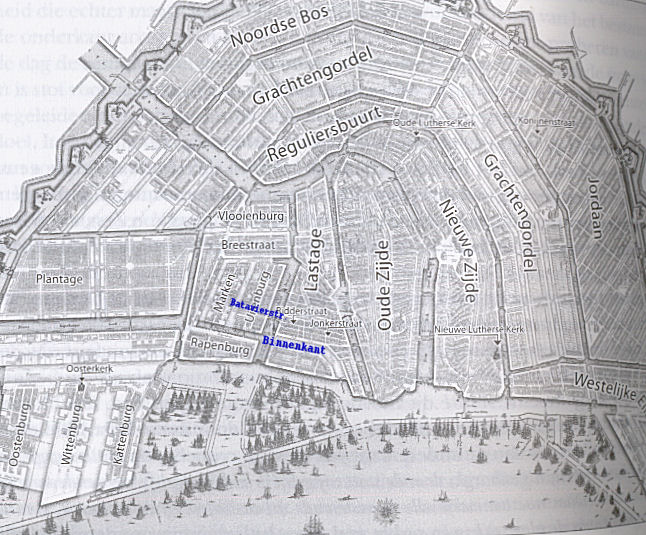  - amsterdam plattegrond 1732